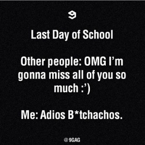 So very true… excluding a select few.#school #people #last #quote