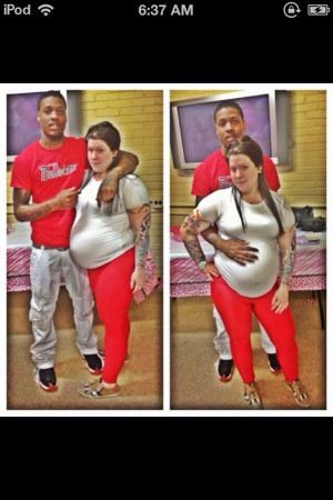 Rapper Lil Durk and his baby mama