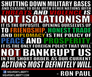 non interventionism is not isolationism