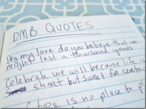 ... quote book, I also found this loose piece of paper with a fun quote on