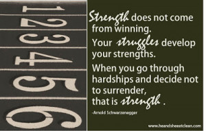 Motivational Monday :: Strength leads to VICTORY