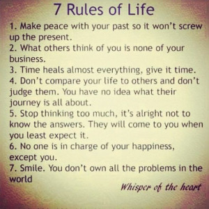 Mantras-7 Rules of Life
