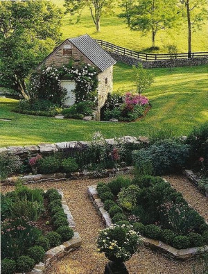 English countryside garden