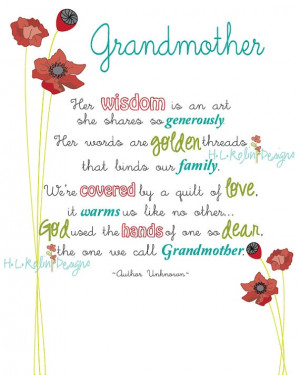 Grandmother Passing Quotes