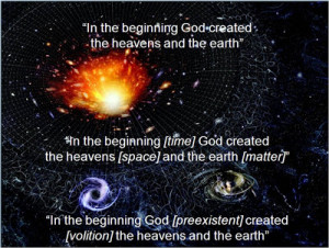 timeless since god preexisted time 2 spaceless since god