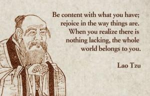 quote happiness meditation content lao tzu