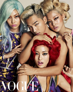 Big Bang′s Taeyang Poses Sexily with Models on Cover of ‘Vogue ...