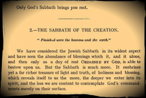 From THE JEWISH SABBATH by Samson Raphael Hirsch, linked here as a ...
