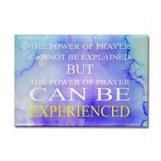 The Power of Prayer Kitchen Magnet on