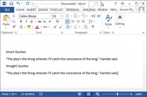 How to Disable Smart Quotes in Word 2013 or Word 2010