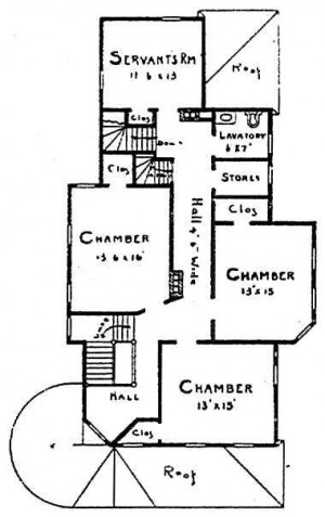 Queen Anne House Floor Plans