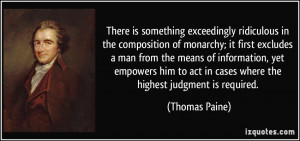 Thomas Paine Common Sense Quotes Meaning