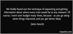 We finally found out the technique of separating and getting ...