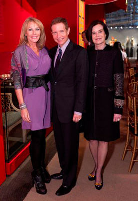 Wheeler Griffith Chair Rosemary Baker with John and Lucy Buchanan