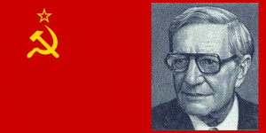 Kim Philby portrait taken from a USSR stamp