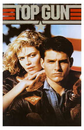 Top Gun Movie Tom Cruise and Kelly McGillis 80s Poster Print - Buy ...