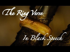 The Ring Verse (In Black Speech) - YouTube