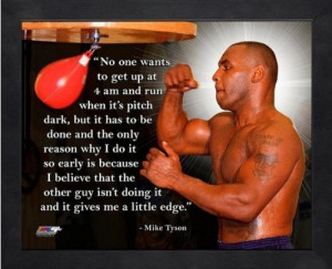 Mike Tyson Pro Quotes Framed 8x10 Photo #2: