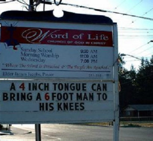 21 Accidentally Naughty Church Signs!