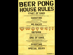 Beer Pong House Rules