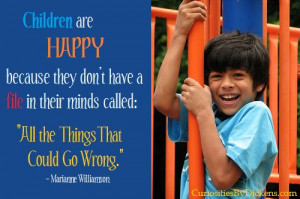 Children are happy…