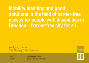 Mobility Planning and Barrier-Free Access for People with Disabilities ...