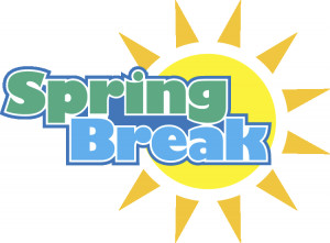 Spring Break is March 31-April 3