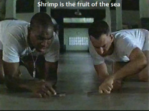 Forrest Gump Bubba Shrimp Quote