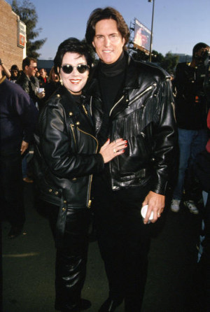 newlyweds bruce and kris jenner pose for photos 8 september 1993 bruce ...