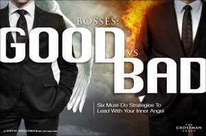 you re a good boss guided by your proverbial inner angel or a bad boss ...