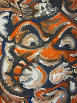 Auburn Tigers Painting by Justin Patten by stormstriker on Etsy, $110 ...