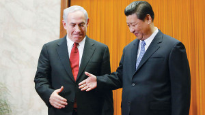 Put it there. Benjamin Netanyahu and Xi Jinping, theChinese President ...