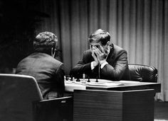 Boris Spassky and Bobby Fischer during the 1972 World Chess ...