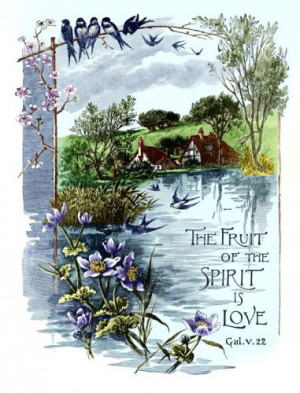 The Fruit Of The Spirit Is Love ~ Bible Quote