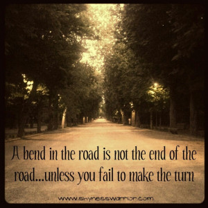 The road doesn't end.