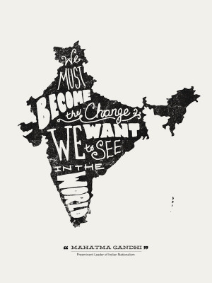 Hand-Lettered Typographic Posters Of Quotes From Famous People