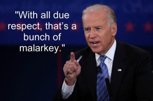 ... . Biden shot back quick and said, “But I always say what I mean