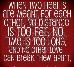 Two hearts, so true where there is a will there is a way ! No one can ...