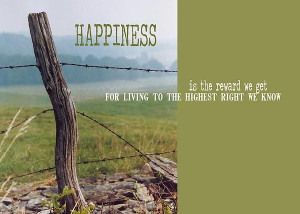 The Fence Post Quote Print by JAMART Photography