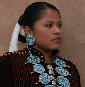 Navajo Woman Crow Tomahawk...