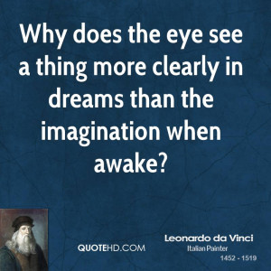 Leonardo da Vinci Imagination Quotes