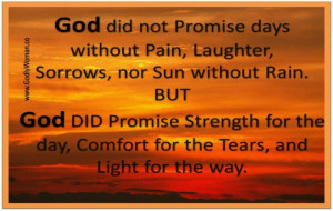 God's promise.