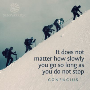 ... step you take is a step closer to your goal! #persistence #Confucius