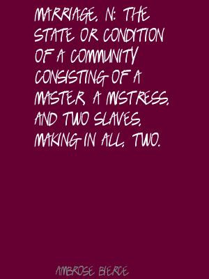 ... of a master, a mistress, and two slaves, making in all, two