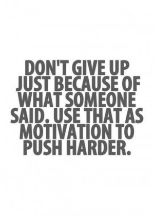 Don’t Give Up