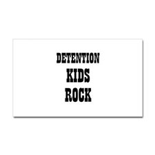 DETENTION KIDS ROCK Rectangle Sticker for
