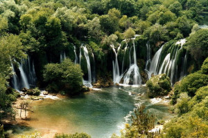 The only problem with the Kravice waterfalls are that they are an ...