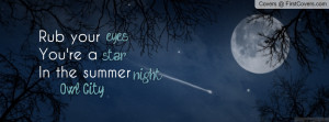 Dememtia- Owl City Lyrics Profile Facebook Covers