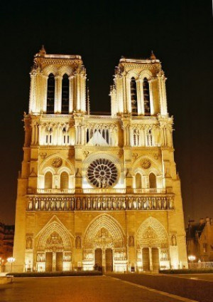 The rose windows can be found at three of the four ends of the cross ...