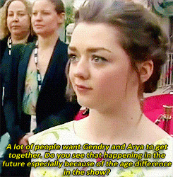 princessaryastark:Maisie Williams & Joe Dempsie Interview Parallels I ...